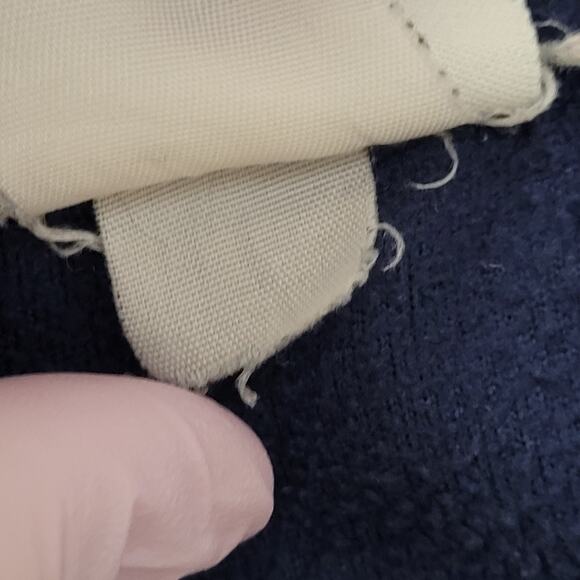 Vintage Y2K St-Louise Blues Track Jacket Womens Large 22x26 Blue Fleece - Picture 15 of 16